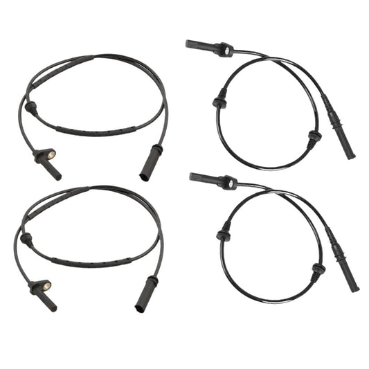 ABS SPEED SENSOR FOR BMW X5 (F15 , E70) X6 (F16 , E71) FRONT AND REAR 34526771777 34526771776 4 PCS