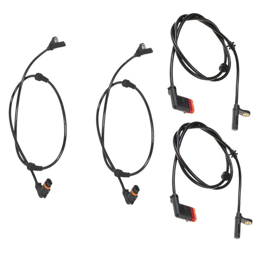 ABS SENSOR FOR MERCEDES-BENZ C-CLASS GLK W204 S204 X204 FRONT AND REAR 4 PCS