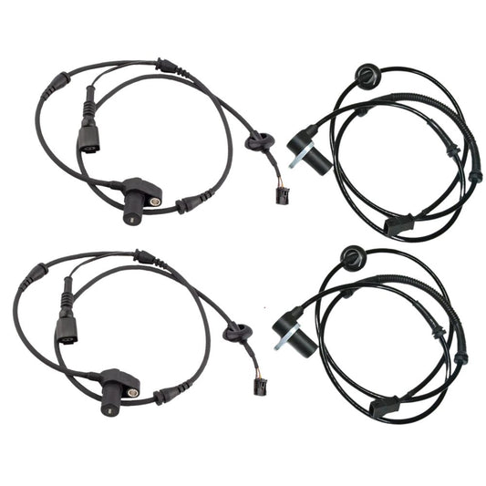 ABS SPEED SENSOR FOR AUDI A4 4 CONNECTORS FRONT AND REAR 8E0927807B 8E0927803A 4 PCS