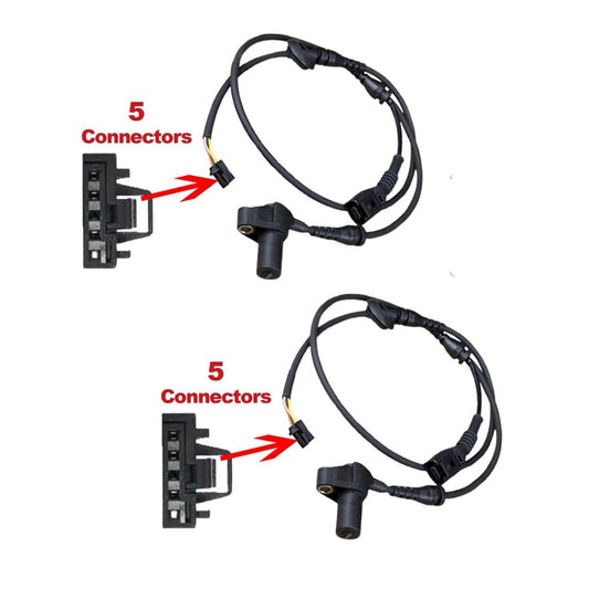 ABS SPEED SENSOR FOR AUDI A4 B6 B7 2000-2009 ALL MODELS FRONT LEFT & RIGHT 8E0927803A 2 PCS