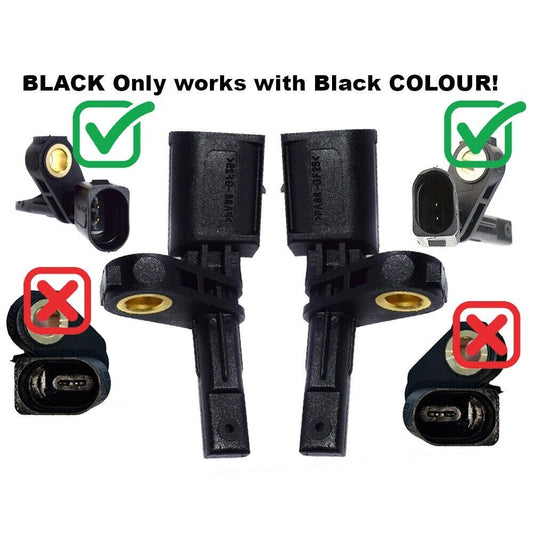 ABS SPEED SENSOR FOR AUDI VW PASSAT CADDY T5 T6 SEAT SKODA FRONT LEFT & RIGHT 7H0927803 , 7H0927804 2 PCS