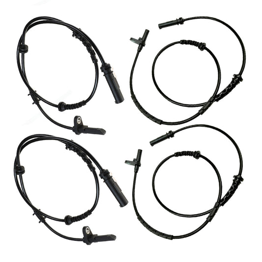 ABS SPEED SENSOR FOR BMW 5 6 7 SERIES (2001-2020) FRONT & REAR 34526775863 34526775864 4 PCS