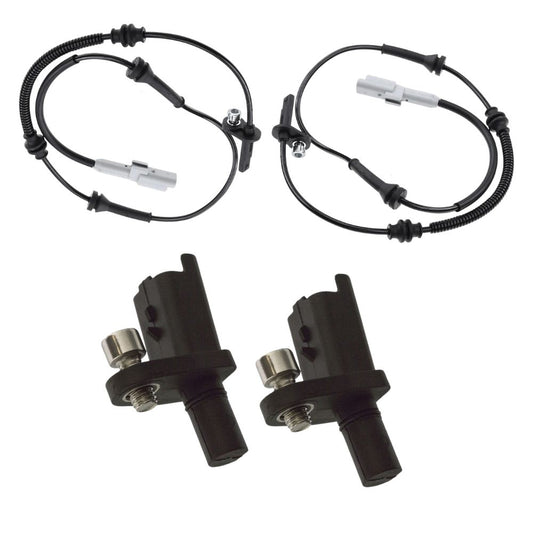 ABS SPEED SENSOR FOR CITROEN C4 PICASSO PEUGEOT 308 SW MK II 2013-2021 FRONT AND REAR 4 PCS