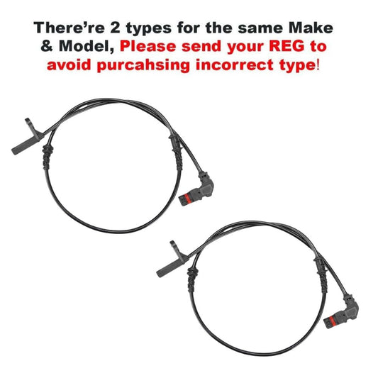 ABS SPEED SENSOR FOR MERCEDES BENZ C-CLASS W204, S204 2007-2014 FRONT LEFT & RIGHT A2049057900 2 PCS