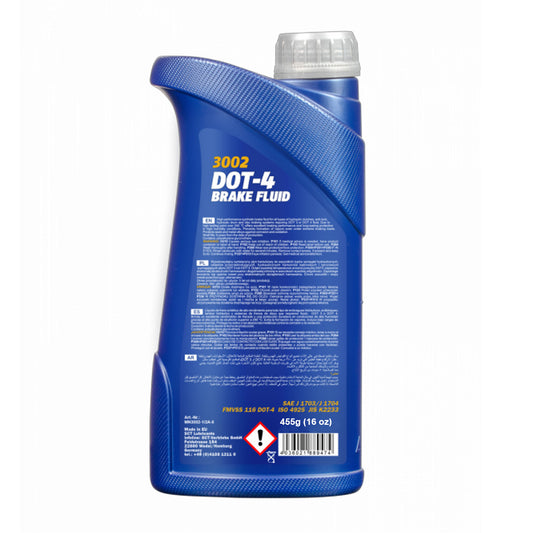 MANNOL BRAKE FLUID DOT-4 (3002) 455g | DELIVERY
