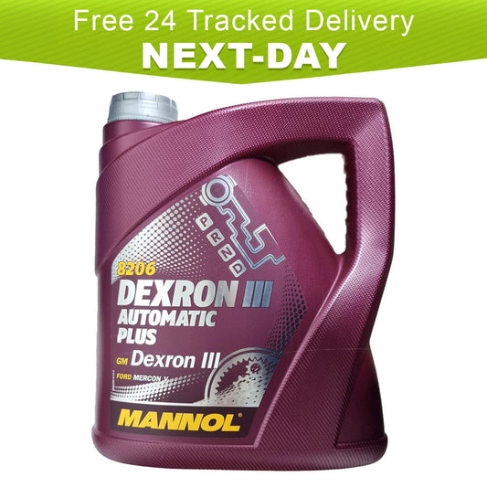 MANNOL DEXRON III 3 ( MN8206-4) AUTOMATIC TRANSMISSION FLUID ATF FORD MERCON V MB 236.1 * 4 LITRE * GEARBOX OILS | DELIVERY