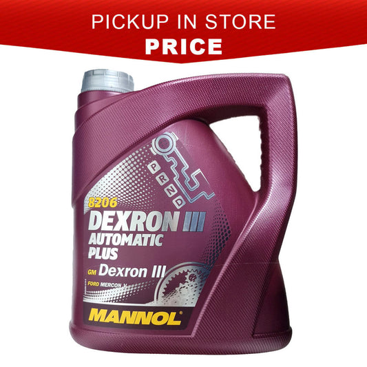 MANNOL DEXRON III 3 ( MN8206-4) AUTOMATIC TRANSMISSION FLUID ATF FORD MERCON V MB 236.1 * 4 LITRE * GEARBOX OIL | PICK-UP