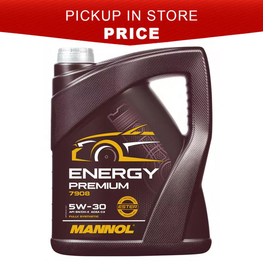 MANNOL ENERGY PREMIUM (MN7908-5) 5W-30 *ACEA C3 * FULLY SYNTHETIC * 5 LITRE * CAR ENGINE OILS | PICKUP