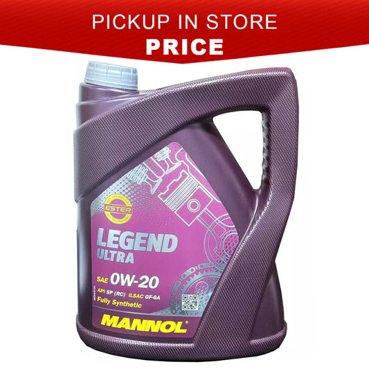 MANNOL LEGEND ULTRA (MN7918-5) 0W-20 *GF-6A * FULLY SYNTHETIC * 5 LITRE * CAR ENGINE OILS | PICKUP