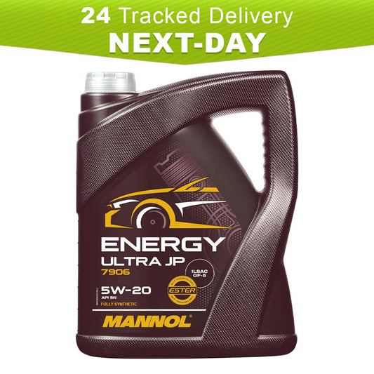 MANNOL ENERGY ULTRA JP (MN7906-5) 5W-20 *API SN * FULLY SYNTHETIC * 5 LITRE * CAR ENGINE OILS | DELIVERY