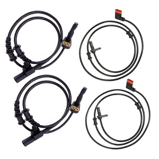 ABS SPEED SENSOR FOR MERCEDES-BENZ CLS C219 E-CLASS W211 S211 FRONT & REAR A2115403017 - A2115401317 4 PCS