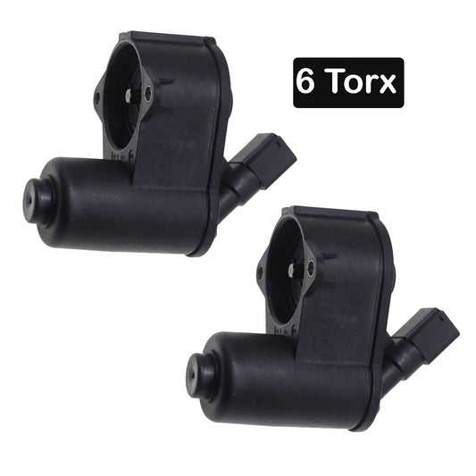 2X HAND BRAKE PARKING BRAKE MOTOR FOR AUDI A6 (C6,4F) ALLROAD 6 TEETH TORX 4F0998281B REAR