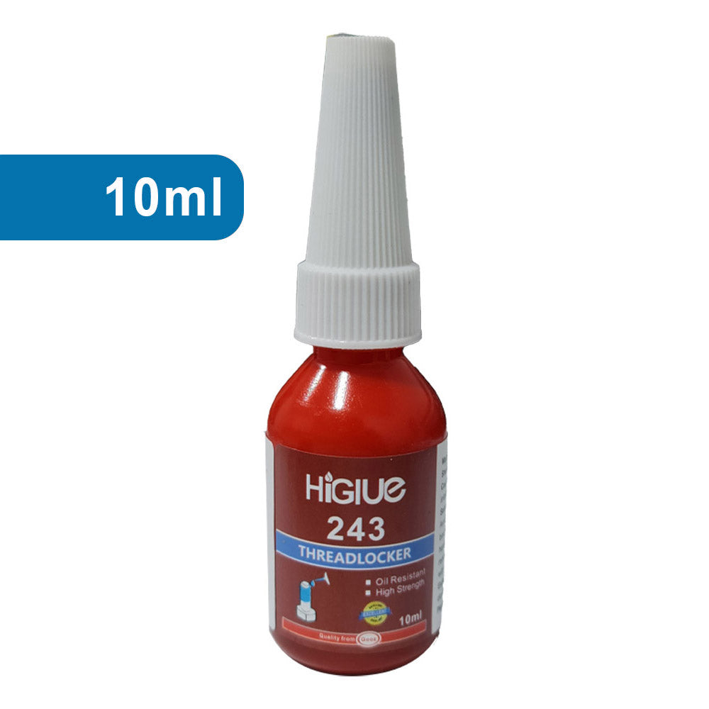 243 MEDIUM STRENGTH ( 10ML ) BLUE THREAD LOCKING ADHESIVE NUT BOLT SCREW GLUE