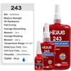 243 MEDIUM STRENGTH ( 10ML ) BLUE THREAD LOCKING ADHESIVE NUT BOLT SCREW GLUE