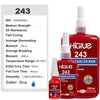 243 MEDIUM STRENGTH ( 50ML ) BLUE THREAD LOCKING ADHESIVE NUT BOLT SCREW GLUE