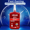 271 HIGH STRENGTH ( 250ML) RED THREAD LOCKING ADHESIVE NUT BOLT SCREW GLUE