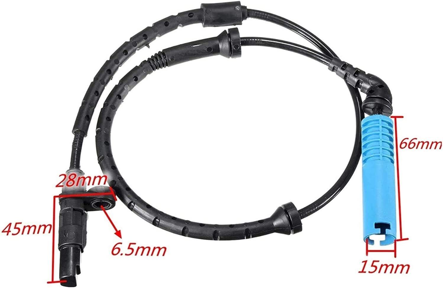 ABS SPEED SENSOR FOR BMW X5 (E53) 2000-2003 SUV FRONT AND REAR 34526756379 - 34526756380 4 PCS