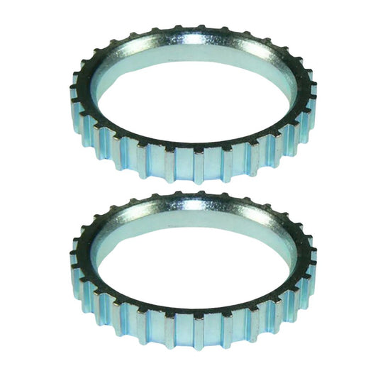 ABS RELUCTOR RING FOR SAAB 9-3 YS3D 900 II VAUXHALL ASTRA CORSA MERIVA (1998-2003) FRONT LEFT & RIGHT 1378916  76947 2 PCS