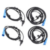 ABS SPEED SENSOR FOR CITROËN C5 C6 PEUGEOT 407 508  FRONT AND REAR 4 PCS