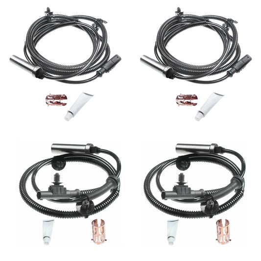 ABS SPEED SENSOR FOR LAND ROVER DEFENDER FRONT & REAR LEFT & RIGHT LR023690   LR023691 4 PCS