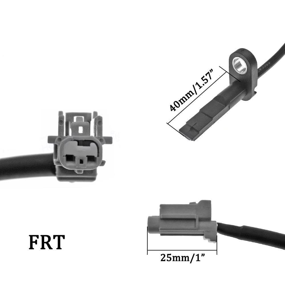 ABS SPEED SENSOR FOR NISSAN QASHQAI 2007-2013 REAR LEFT OR RIGHT 47900-JD600