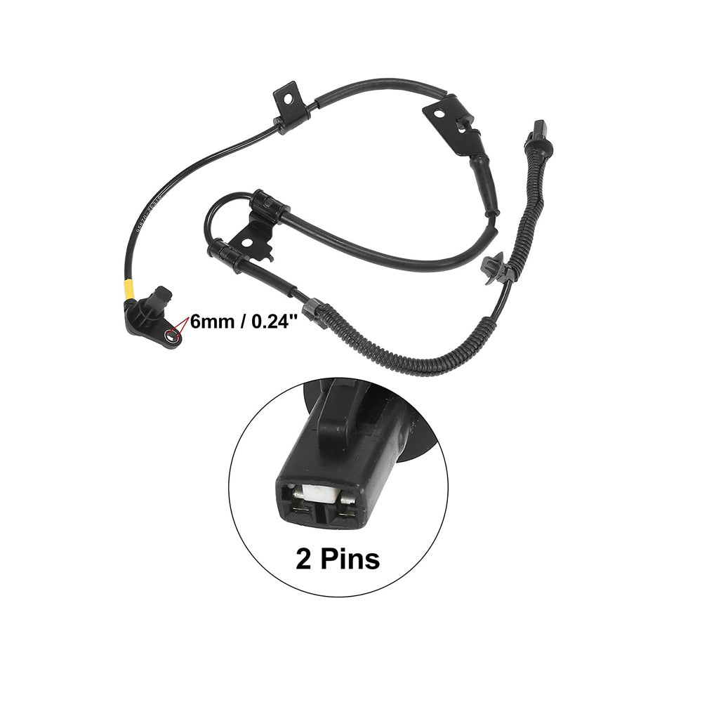 ABS SPEED SENSOR HYUNDAI TUCSON JM KIA SPORTAGE JE 2.0 2.7 2004-2010 FRONT AND REAR 4 PCS