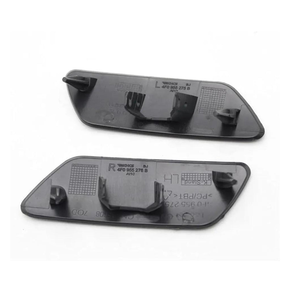 HEADLIGHT WASHER JET NOZZLE CAP COVER FOR AUDI A6 C6 FRONT LEFT AND RIGHT SIDE 2008-2011 4F0955275B - 4F0955276B 2 PCS