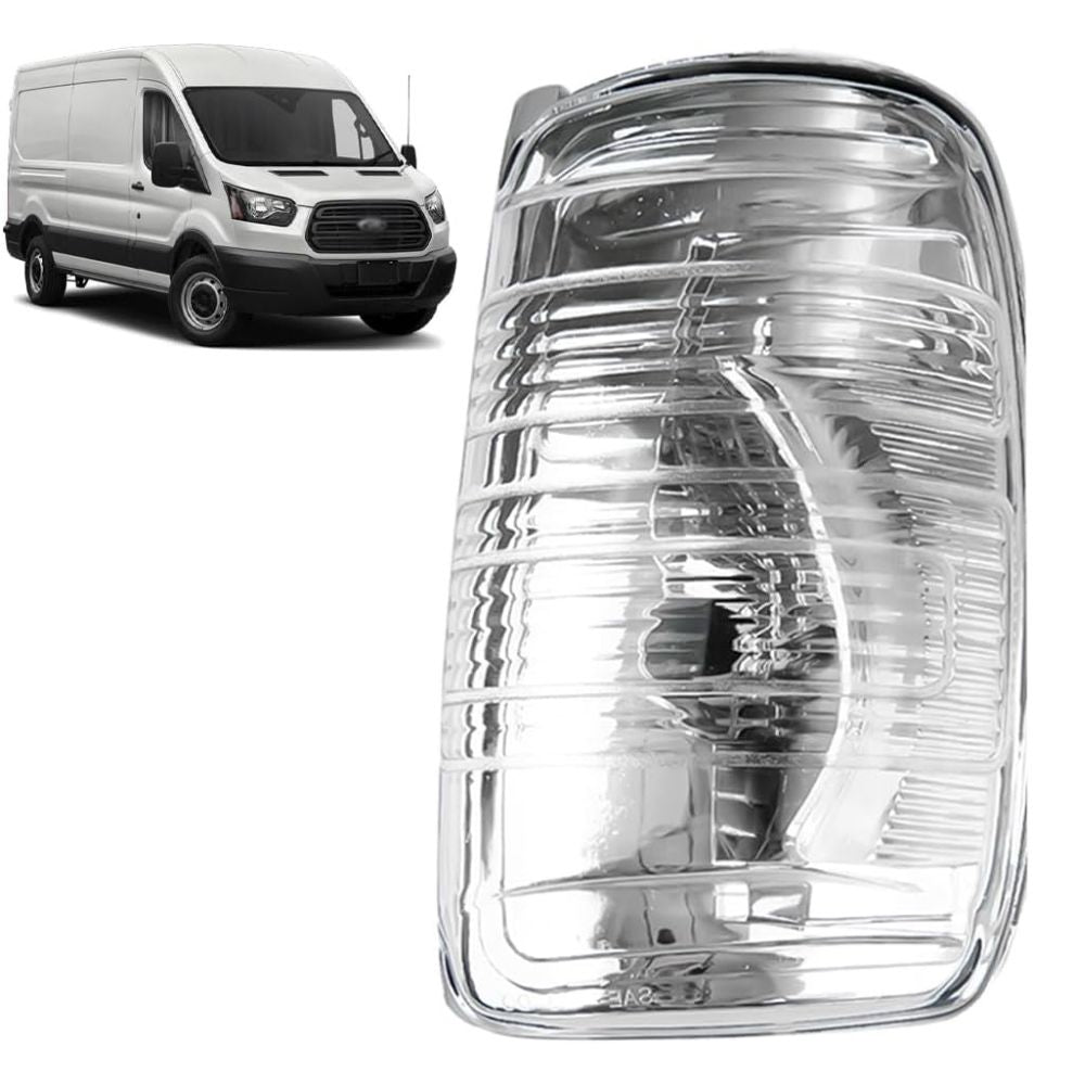 DOOR WING MIRROR INDICATOR LIGHT LENS FOR FORD TRANSIT MK8 2014-ON LEFT AND RIGHT SIDE 1847387 1847389 2 PCS