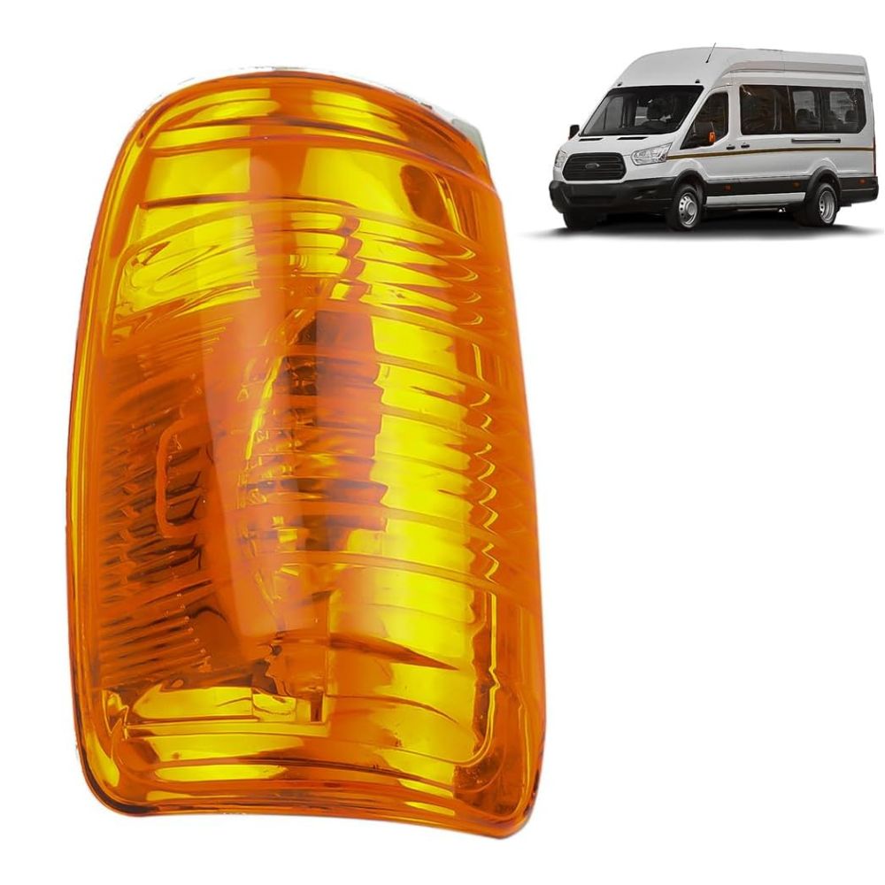 DOOR WING MIRROR INDICATOR LIGHT LENS FOR FORD TRANSIT MK8 CUSTOM 2012-ON LEFT SIDE 1847390