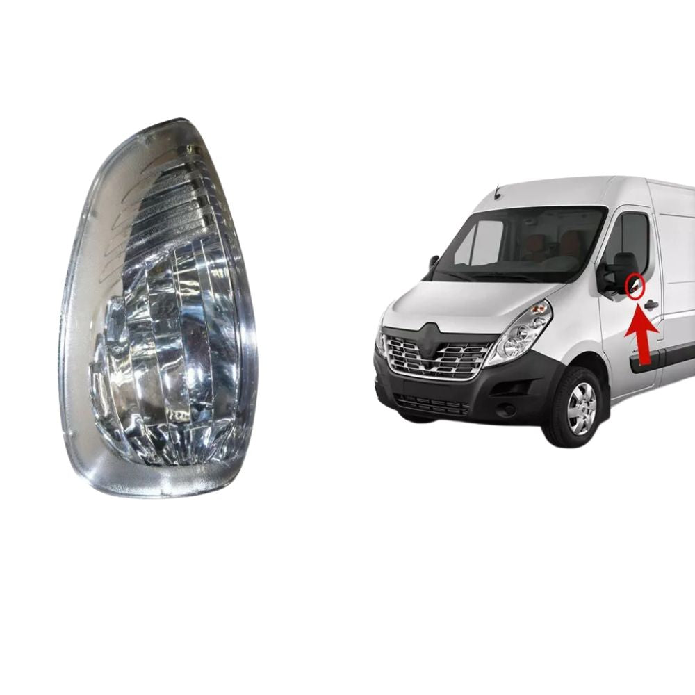 DOOR WING MIRROR INDICATOR LIGHT LENS FOR NISSAN NV400 VAUXHALL OPEL MOVANO RENAULTMASTER LEFT SIDE 261650223R