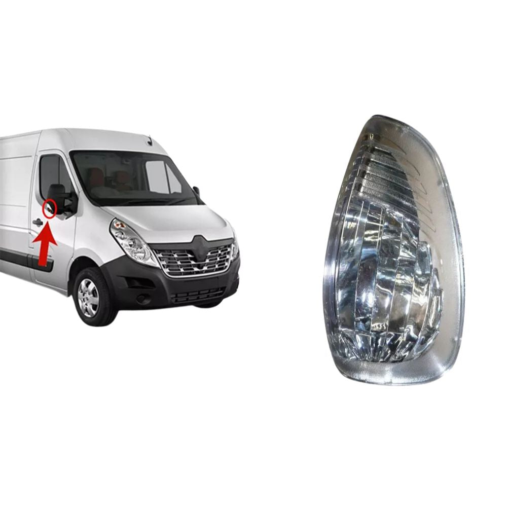DOOR WING MIRROR INDICATOR LIGHT LENS FOR NISSAN NV400 VAUXHALL OPEL MOVANO RENAULT MASTER RIGHT SIDE 261609635R