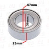 DRIVESHAFT INTERMEDIATE CENTRE BEARING FOR LEXUS SUZUKI TOYOTA 1984-ON FRONT RIGHT 9036336006