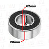 INTERMEDIATE CENTRE BEARING FOR NISSAN QASHQAI 2007-ON RENAULT MASTER TRAFIC 2010-ON FRONT LEFT & RIGHT 397743841R 2Pcs