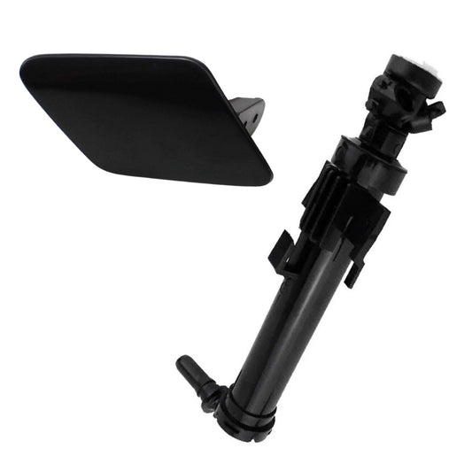 HEADLIGHT WASHER JET NOZZLE AND CAP FOR BMW 1 2 3 4 F20 F22 F30 F31 FRONT LEFT 61677275657 51117293031 2 PCS