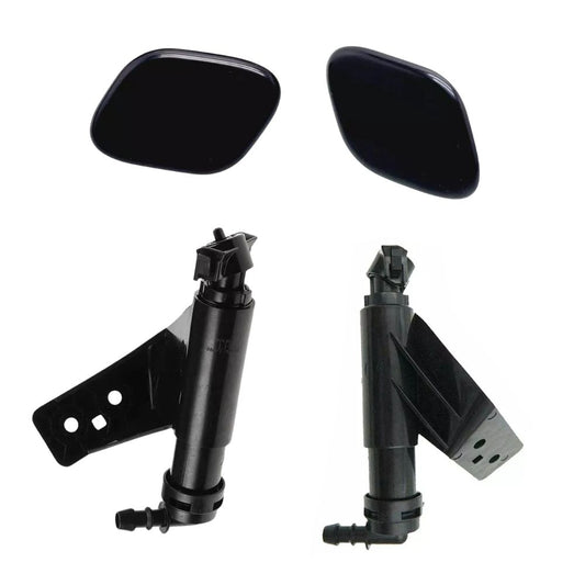 HEADLIGHT WASHER JET NOZZLE AND CAP FOR HYUNDAI GRAND SANTA FE 2013-2016 FRONT LEFT AND RIGHT 4 PCS
