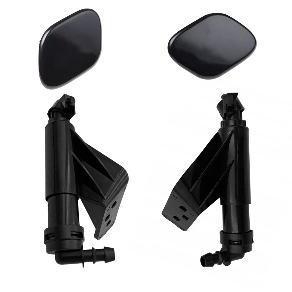 HEADLIGHT WASHER JET NOZZLE AND CAP FOR HYUNDAI SANTA FE MK3  2012-2018 FRONT LEFT AND RIGHT 4 PCS