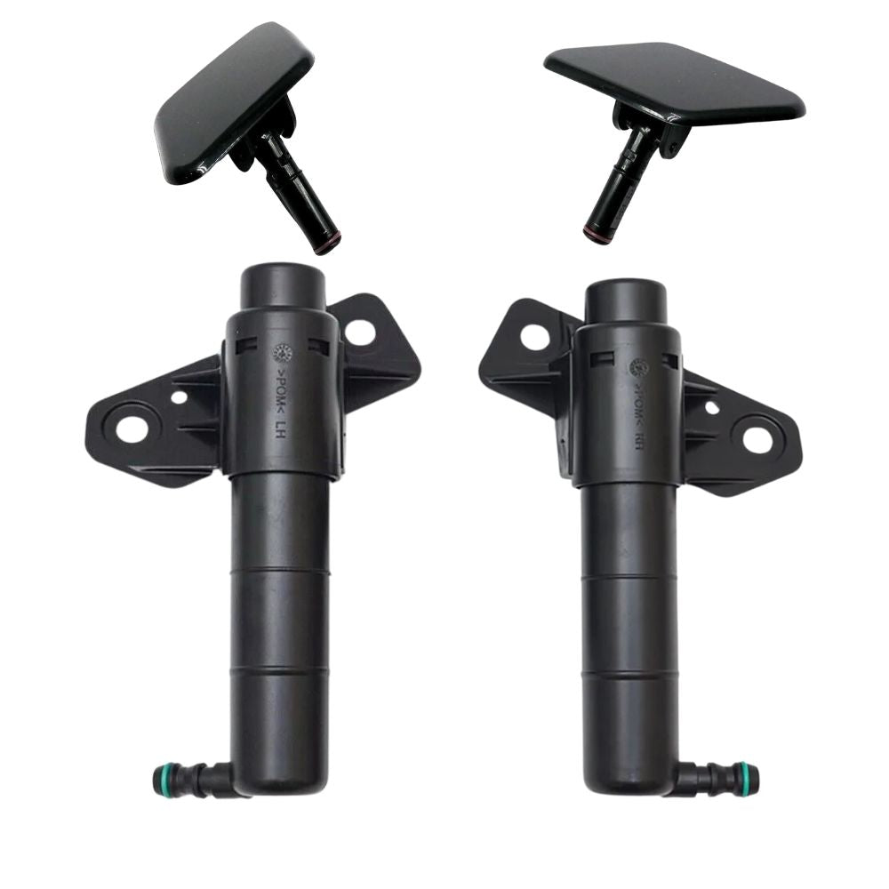 HEADLIGHT WASHER JET NOZZLE AND CAP FOR KIA SPORTAGE III MK3 2010-2014 FRONT LEFT AND RIGHT 4 PCS