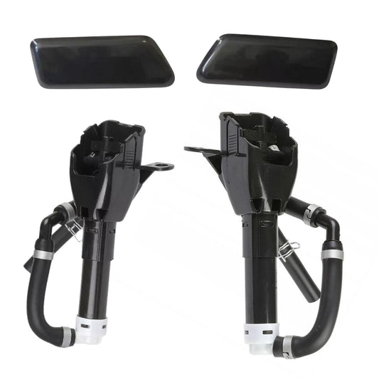 HEADLIGHT WASHER JET NOZZLE AND CAP FOR MITSUBISHI OUTLANDER 2006-2012 FRONT LEFT AND RIGHT 4 PCS
