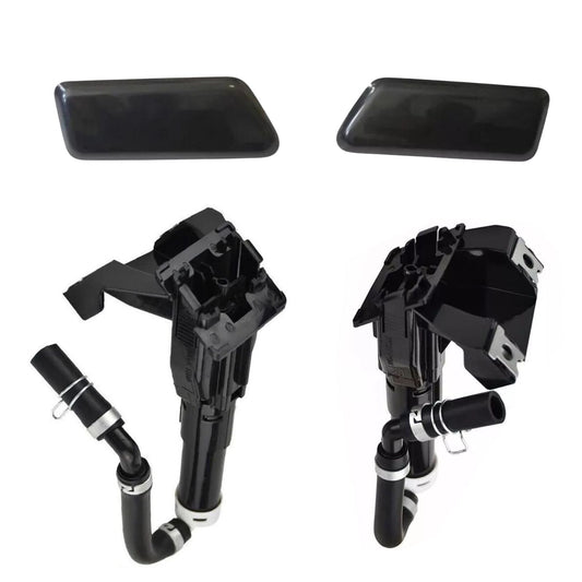 HEADLIGHT WASHER JET NOZZLE AND CAP FOR MITSUBISHI OUTLANDER 2006-ON FRONT LEFT AND RIGHT 4 PCS