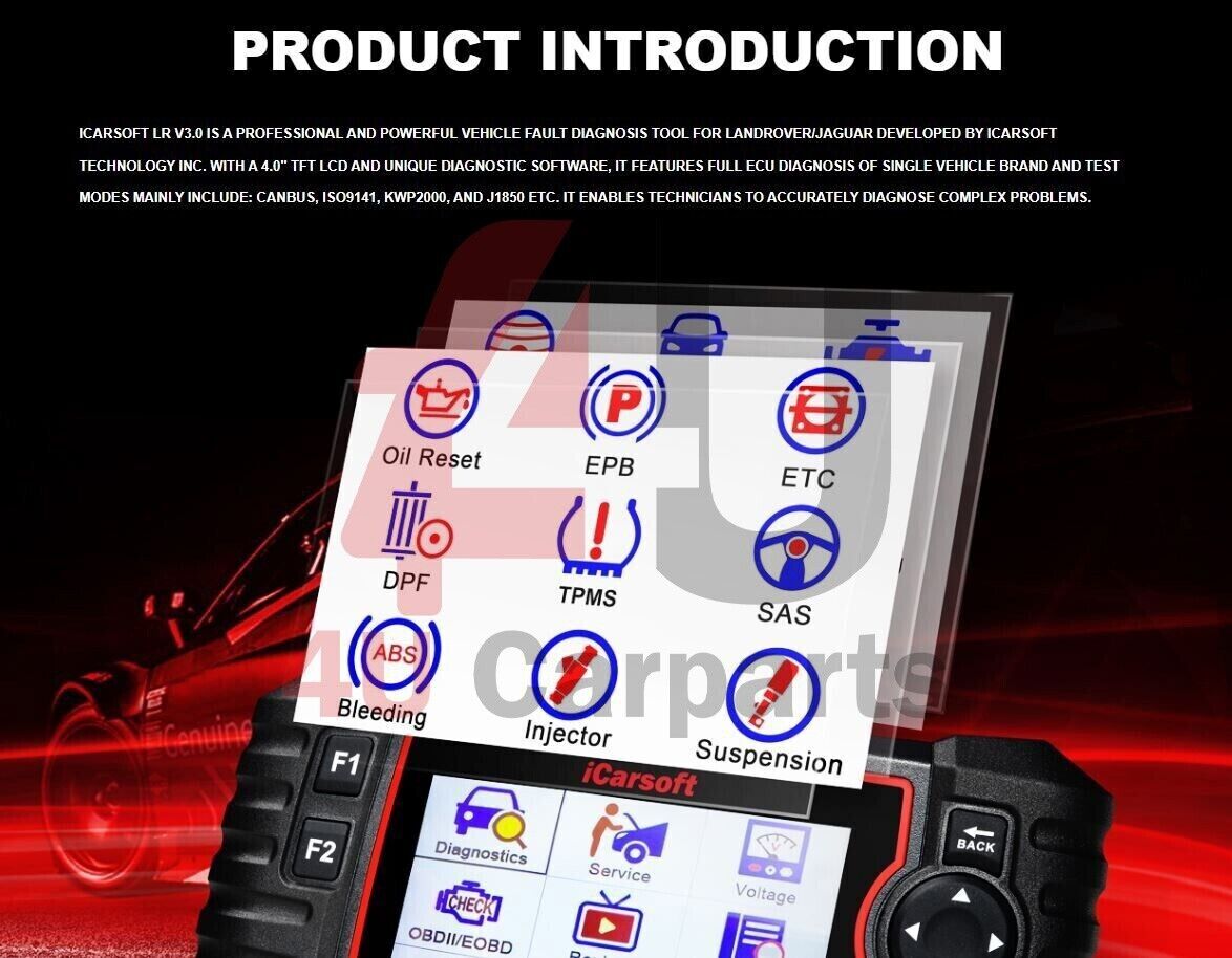 ICARSOFT LR V3.0 FOR LAND ROVER JAGUAR DIAGNOSTIC SCAN TOOL CODE READER - UK 2024