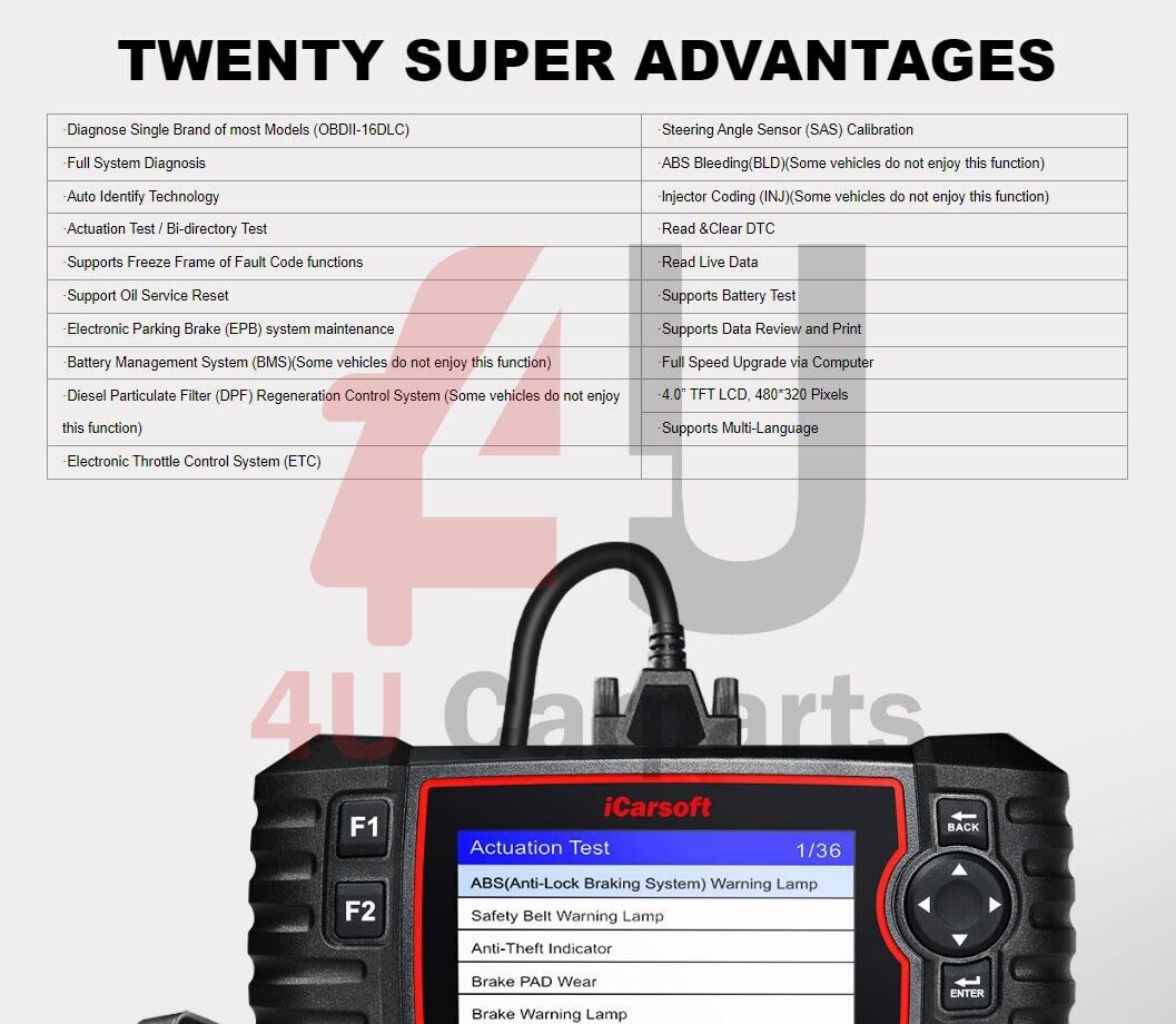 GENUINE ICARSOFT VOL V3.0 - FOR VOLVO / SAAB DIAGNOSTIC SCANNER TOOL - UK 2024