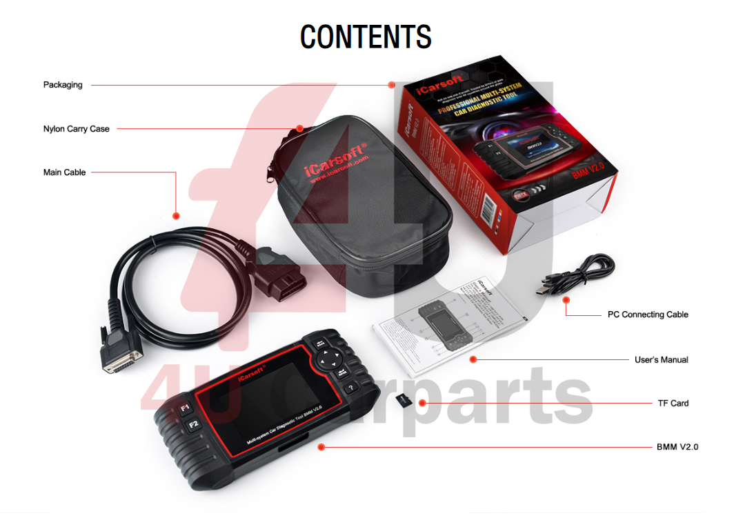 ICARSOFT BMM V2.0 OBD2 FOR BMW / MINI PROFESSIONAL DIAGNOSTIC SCANNER TOOL - UK 2024