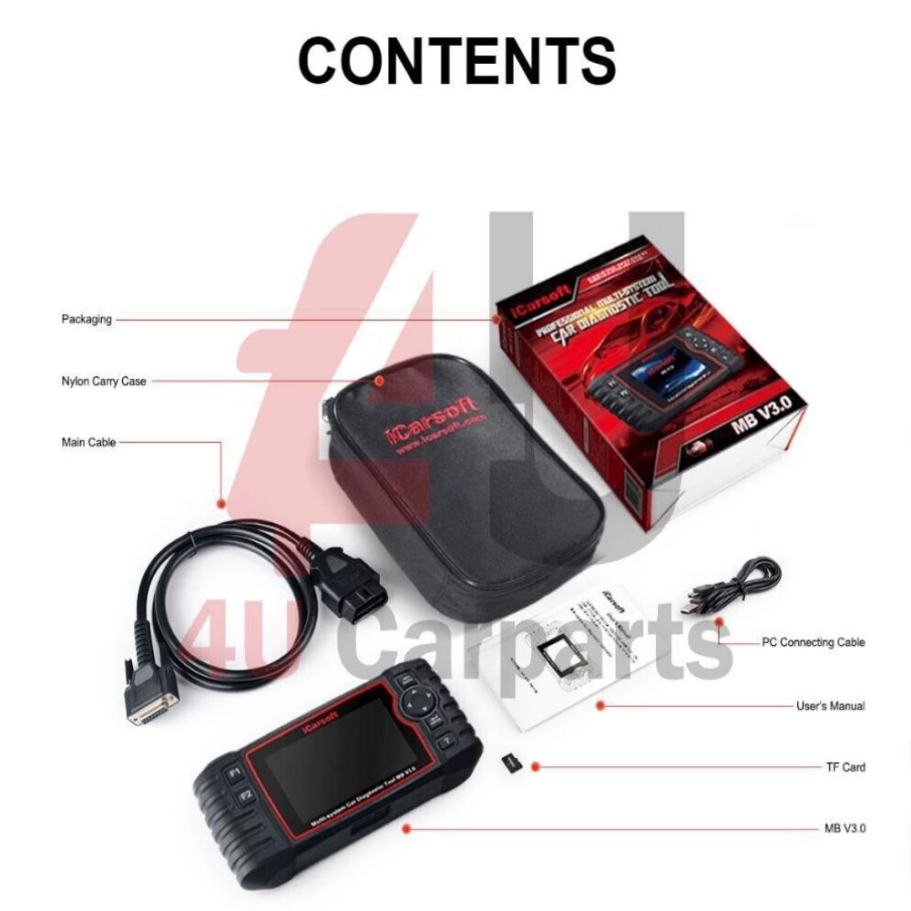 ICARSOFT MB V3.0 - FOR MERCEDES-BENZ SPRINTER SMART DIAGNOSTIC SCANNER - UK 2024