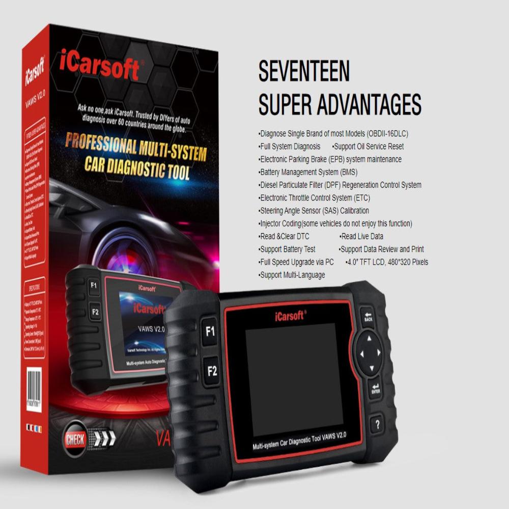 ICARSOFT VAWS 2.0 - FOR AUDI VW SEAT SKODA PROFESSIONAL DIAGNOSTIC TOOL | UK 2024