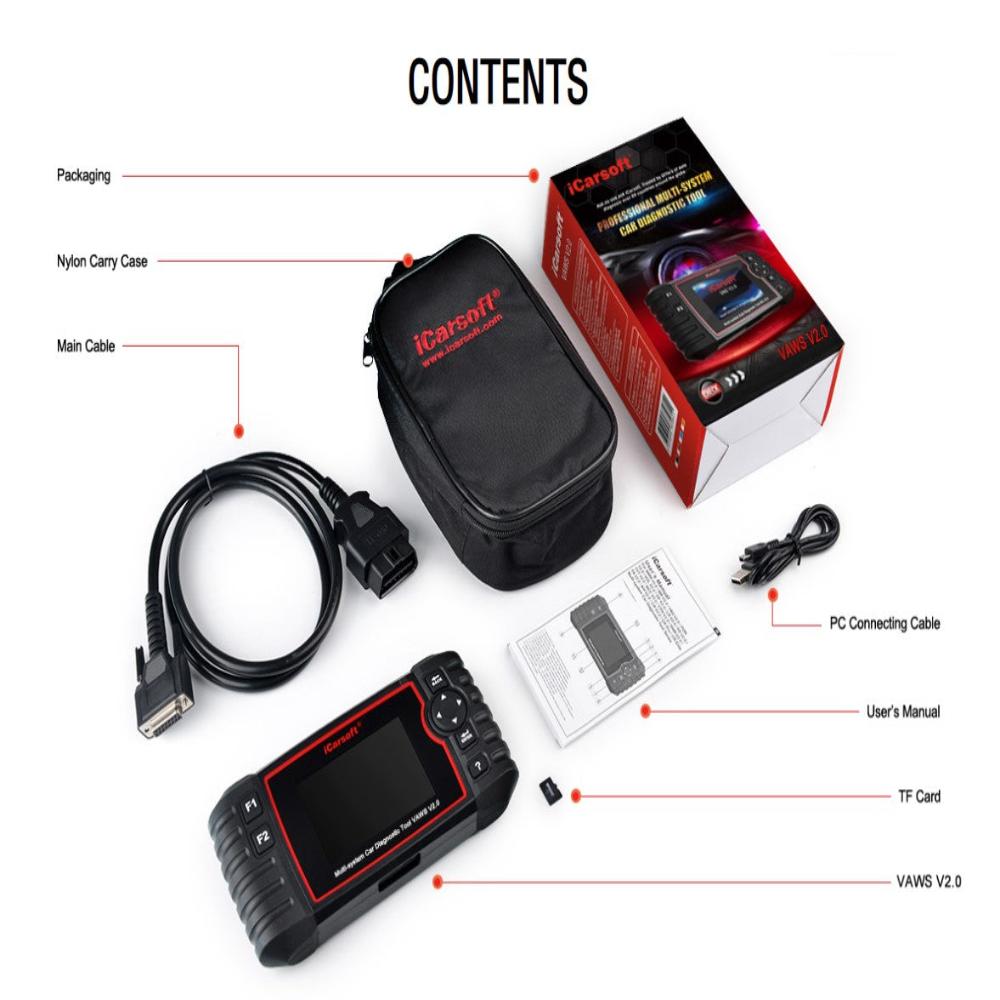 ICARSOFT VAWS 2.0 - FOR AUDI VW SEAT SKODA PROFESSIONAL DIAGNOSTIC TOOL | UK 2024