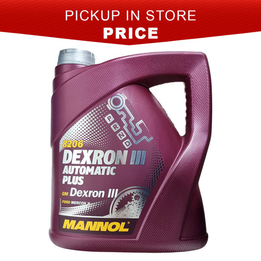 MANNOL DEXRON III 3 ( MN8206-4) AUTOMATIC PLUS TRANSMISSION FLUID ATF FORD MERCON V MB 236.1 * 4 LITRE * GEARBOX OILS | PICKUP