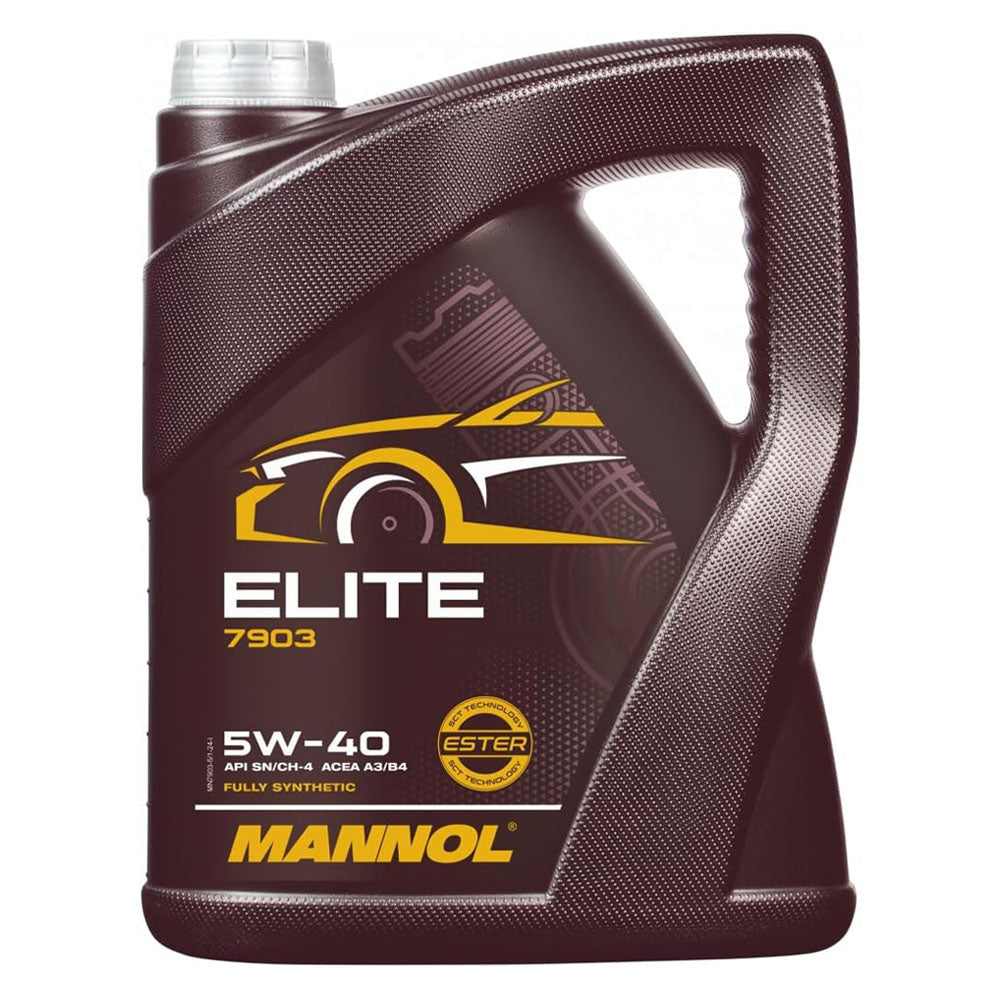MANNOL ELITE (MN7903-5) 5W-40 *ACEA A3/B4* FULLY SYNTHETIC * 5 LITRE * CAR ENGINE OILS | DELIVERY
