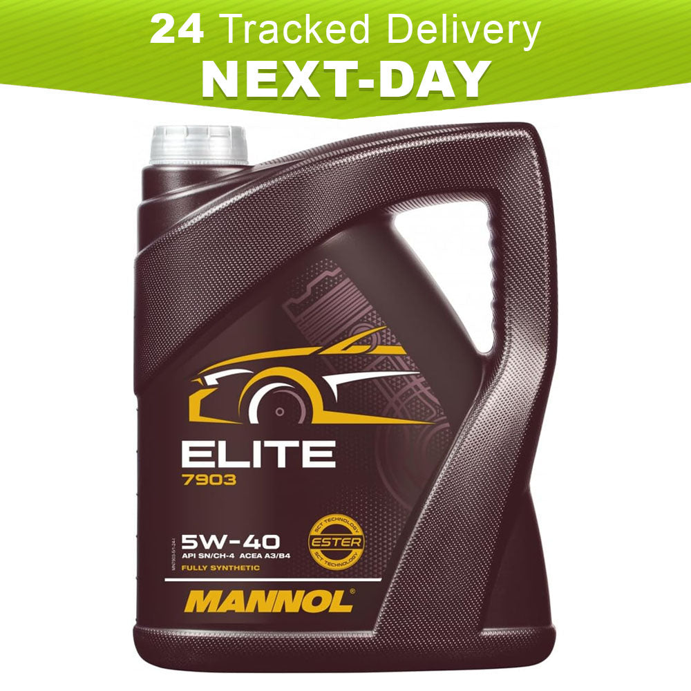 MANNOL ELITE (MN7903-5) 5W-40 *ACEA A3/B4* FULLY SYNTHETIC * 5 LITRE * CAR ENGINE OILS | DELIVERY
