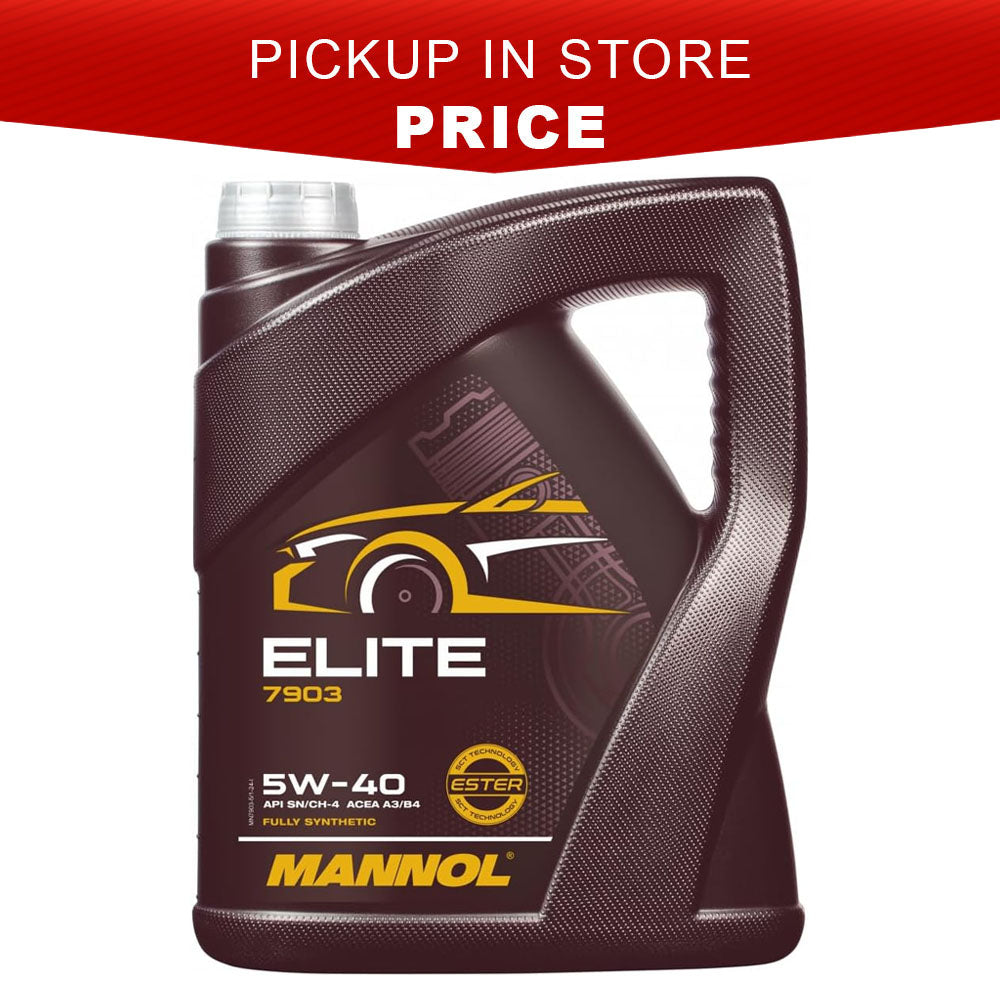 MANNOL ELITE (MN7903-5) 5W-40 *ACEA A3/B4* FULLY SYNTHETIC * 5 LITRE * CAR ENGINE OILS | PICKUP