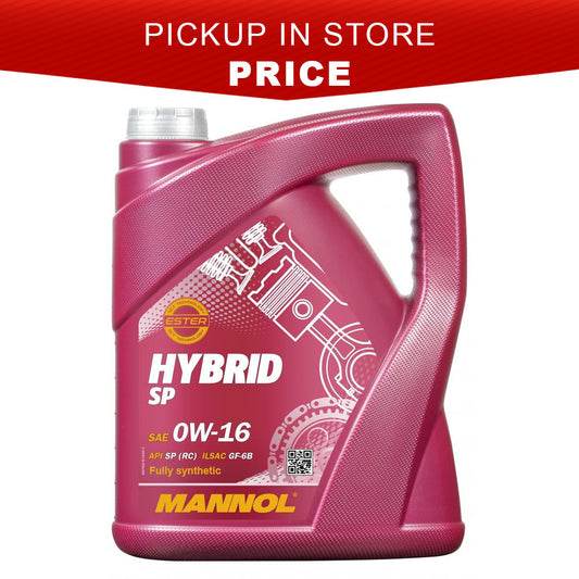 MANNOL HYBRID SP (MN7920-5) 0W-16 *API SP (RC) ILSAC GF-6B * FULLY SYNTHETIC * 5 LITRE * CAR ENGINE OILS | PICKUP